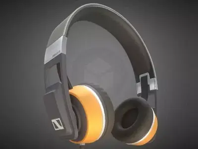 Headphone from Sennheiser Urbanite Low-poly 3D model