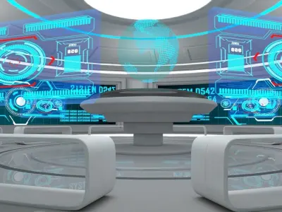 Sci Fi Room 3D model