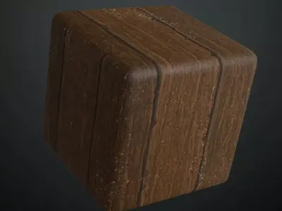 Minimal White Painted Wood with Natural Knots PBR Seamless Texture