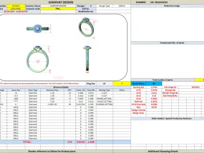 Luxury Diamond Halo Engagement Ring CAD Design for Jewelry STL 3D print model