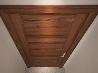wooden door Free 3D model order