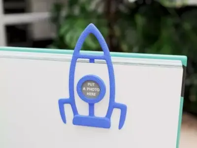 Skyrocket Bookmark Free 3D print model