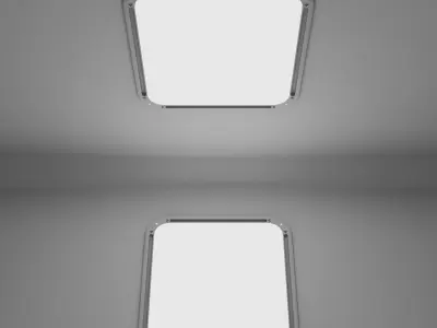 Sci-fi Lights Low-poly 3D model