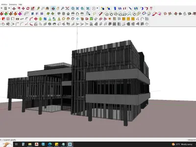 OFFICE BUILDING 3D MODEL 3D model
