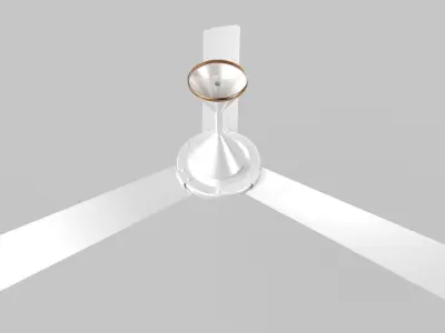 Ceiling Fan white 3D model
