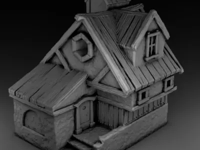 A house for a dwarf 3D print model