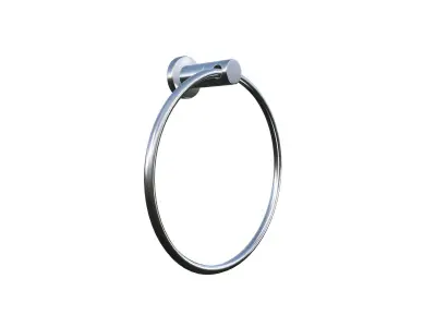 Round Towel Holder 3D model