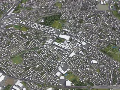 Crawley Low-poly 3D model