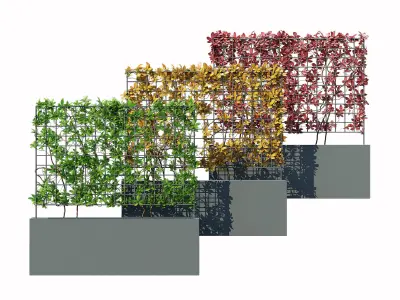 Trellis Planter 3D model