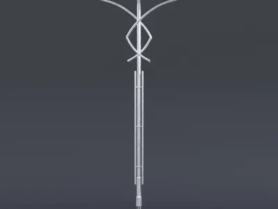Street lamp 3D model 3