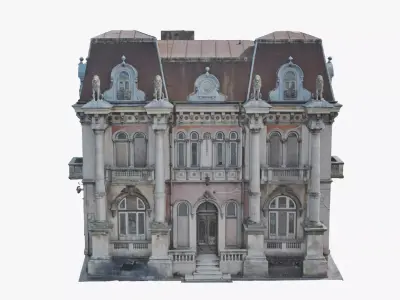 3D Scan Old Building 2 Low-poly 3D model