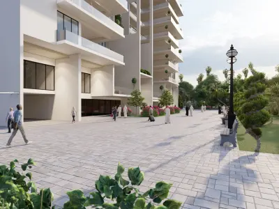 Hotel Arabic 3D model