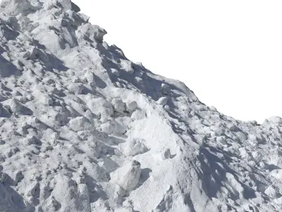 Ultra realistic A bunch of snow Scan  3D model