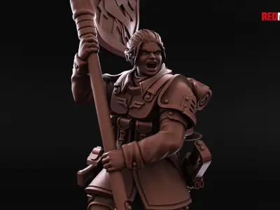 Shock Troops - Female Command Squad of the Imperial Force 3D print model