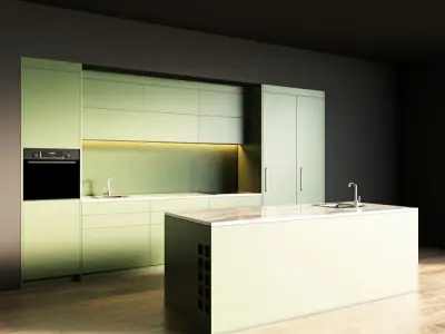 113-Kitchen5 matte 10 3D model