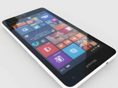 Microsoft Lumia 535 White 3D model