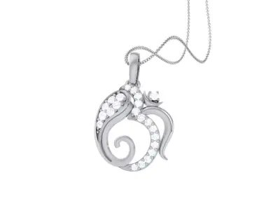 Spiritual Ganesha Pendant 3D print model