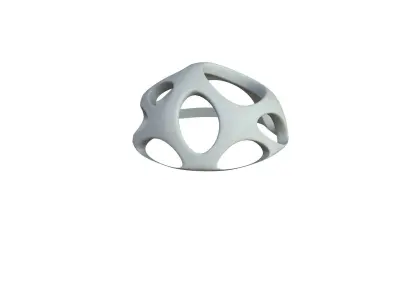 SciFi Cube Object No 57499 Low Poly Shape Low-poly 3D model