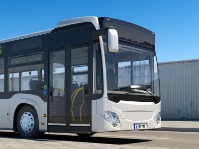  Articulated City Bus 