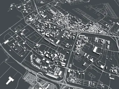 Harbor Jabal Ali Dubai UAE 3D model