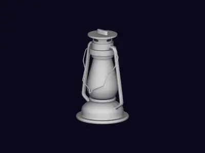 Oil Lantern 3D model