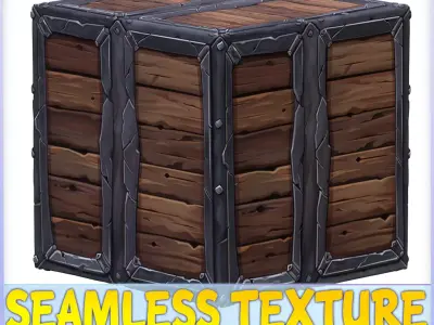 Stylized Wood Seamless Texture Texture 17