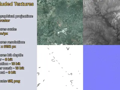 Suining China City Landscape 3D Model 3D model