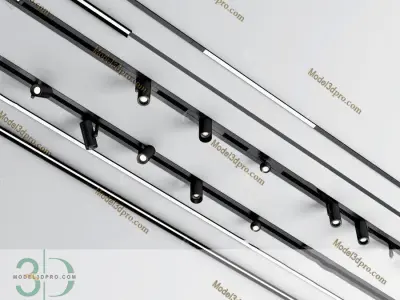 Spotlight Collection led strip ceiling light 3D model