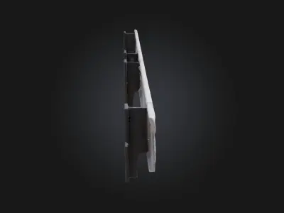 Guardrail System  Safety Meets Structural Precision 3D model