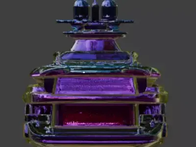 Cyber-Synthetic Infiltrator Stealth Yacht 3D Model 3D model