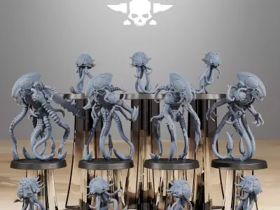 Xenarid Synaptrus 3D print model