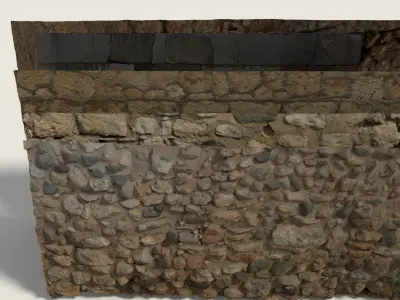 Scanned Wall Collection Pack 3D model