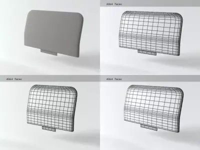 Cove collection four different sofas 3D model