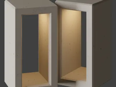 SIT OUTLINE garden lantern 3D model