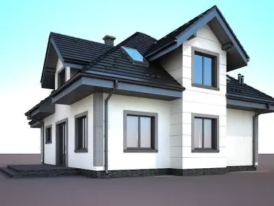 House home model 3d dom4 3D model