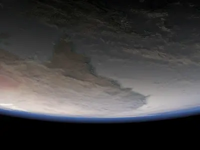 Earth planet 3D model