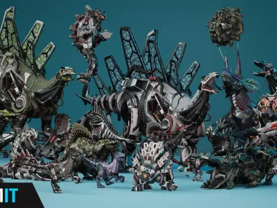 Sci-Fi Dinosaurs Pack