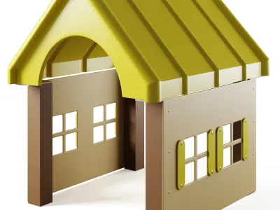 Dog park equipment and obstacles by Superior Amenities 3D model