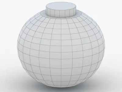 1522 - Ceiling Light Low-poly 3D model