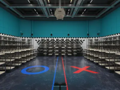 Squid Game season 2 player dorm Rest area 3D model