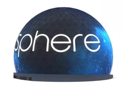 Sphere Arena Las Vegas 3D model