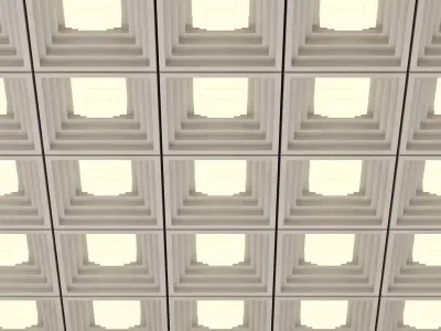 Ceiling No 006 Pantheum Surface Light 3D model