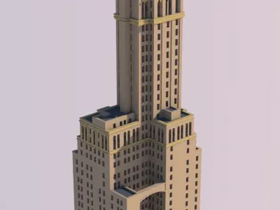 Sherry Netherland Hotel 3D print model