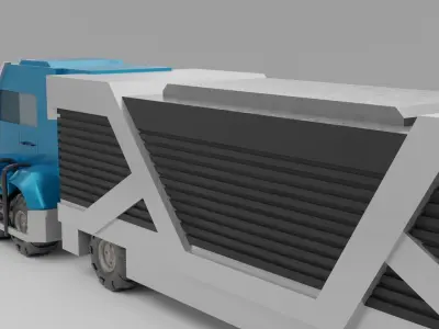 Scifi Truck 3D model