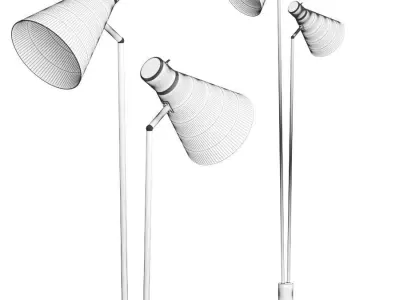 Lulu and Georgia Eleana Floor Lamp 3D model