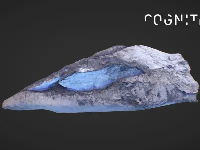 Iceland Glacier Drone 3D model