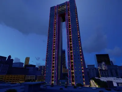 TWIN TOWER  3D model