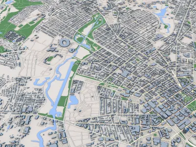 New Haven City Connecticut 3D model