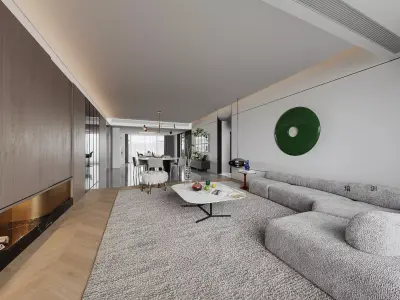 apartment interior scenes    3D model 22