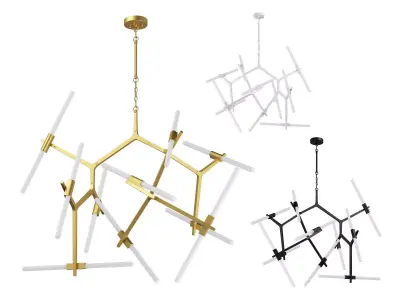 74220x Struttura Lightstar Chandelier 3D model